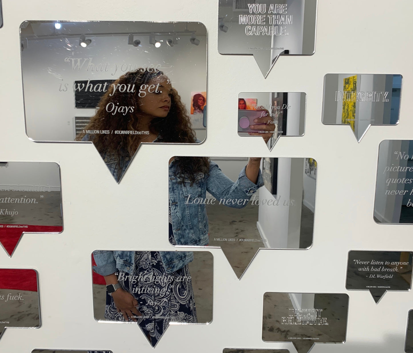 LIKE "If You Love Me..." Mirror from AMillionLikes Collection