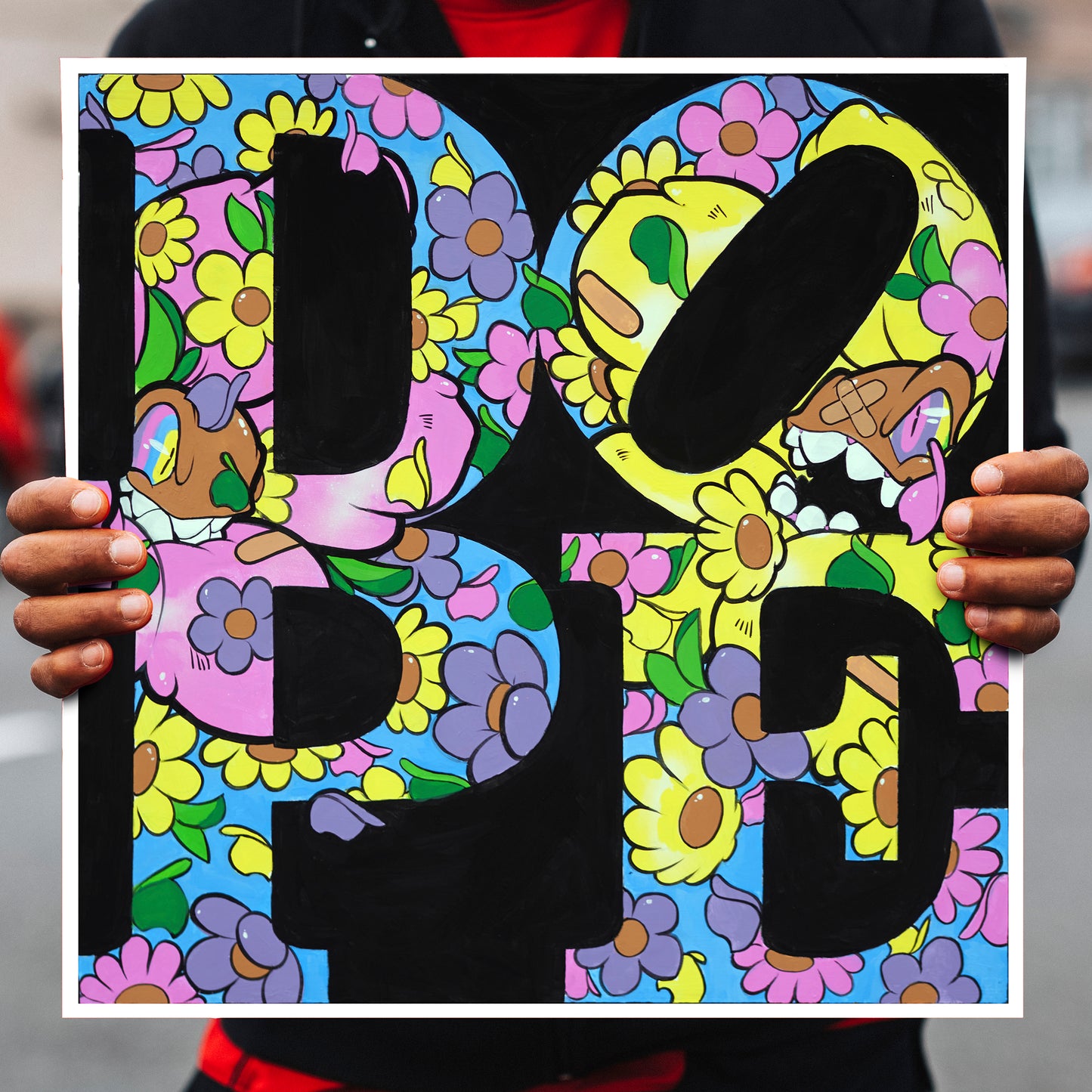 DOPE x Paperfrank Collab - 24” x 24” Limited Edition Print