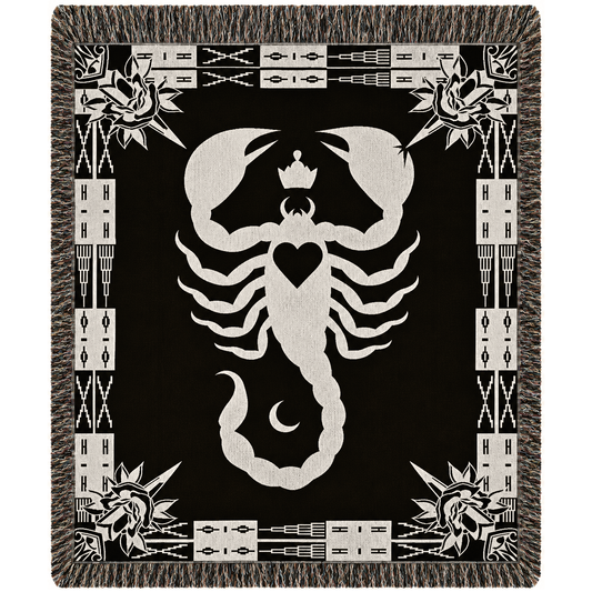 Scorpion Queen (Travel & Throw) Blanket