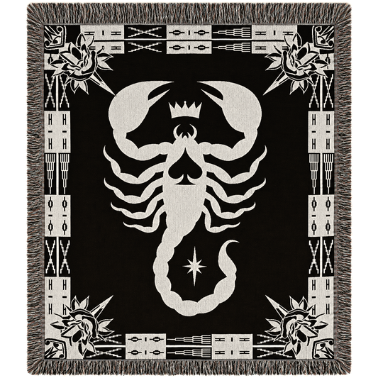 Scorpion King (Travel & Throw) Blanket