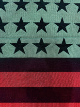 Load image into Gallery viewer, The Red The Black &amp; The Green AmericanFlagRemix™ (Travel &amp; Throw) Blanket