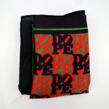 Load image into Gallery viewer, DOPE (RED+BLACK+GREEN) - Silk Pocket Square