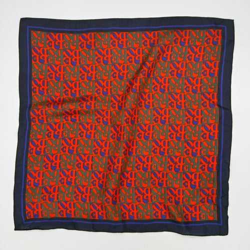DOPE (NAVY+RED+CHARCOAL) - Silk Pocket Square