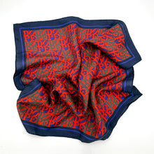 Load image into Gallery viewer, DOPE (NAVY+RED+CHARCOAL) - Silk Pocket Square