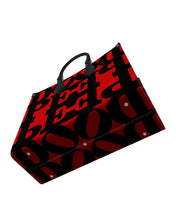 Load image into Gallery viewer, DOPE™ Black on Red Leather Tote - Limited Time Only!
