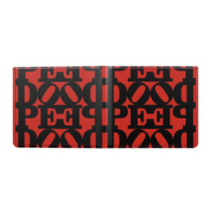 DOPE™ Black On Red Leather Wallet