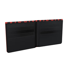 Load image into Gallery viewer, DOPE™ Black On Red Leather Wallet