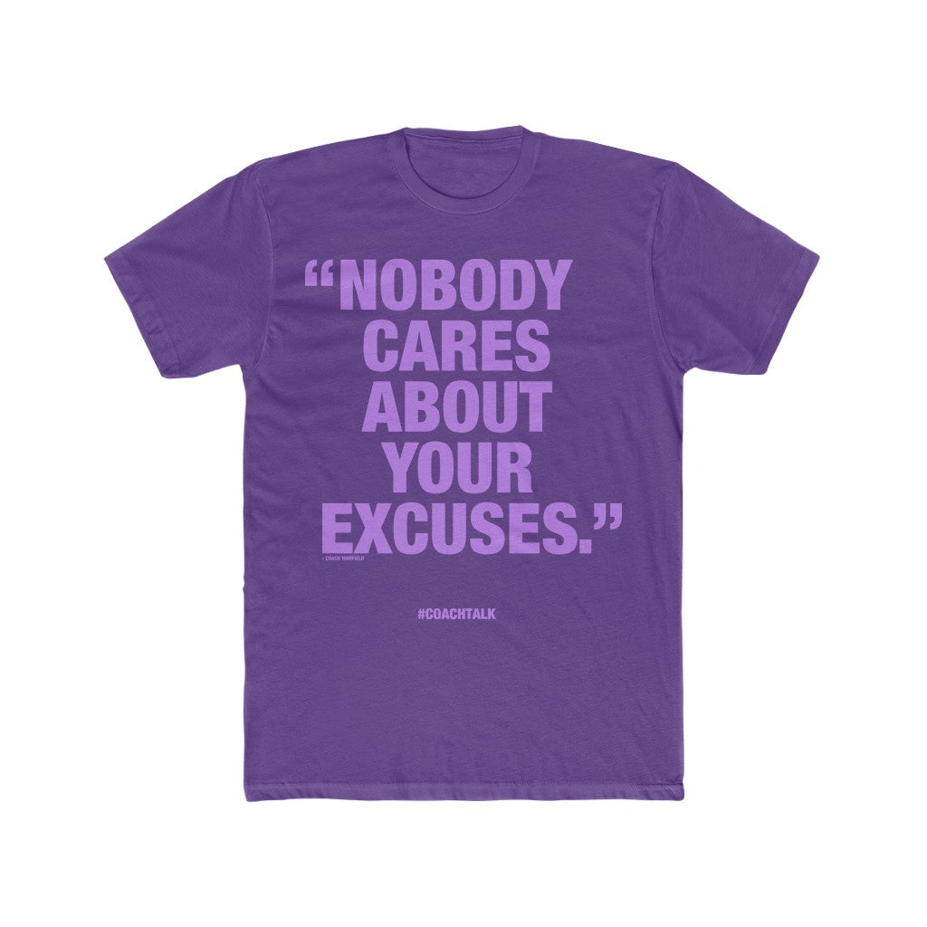 Coach Talk: NOBODY CARES - Unisex Cotton Crew Tee