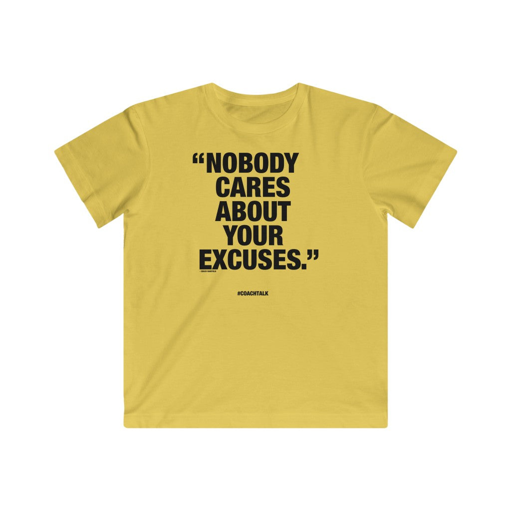 Coach Talk: NOBODY CARES - Kids Fine Jersey Tee