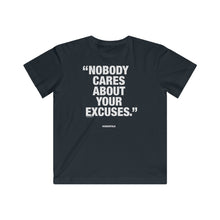 Load image into Gallery viewer, Coach Talk: NOBODY CARES - Kids Fine Jersey Tee