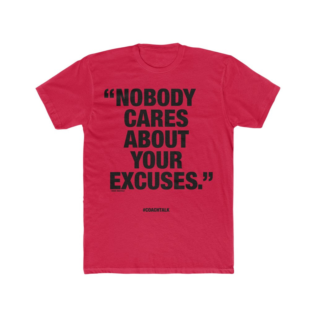 Coach Talk: NOBODY CARES - Unisex Cotton Crew Tee