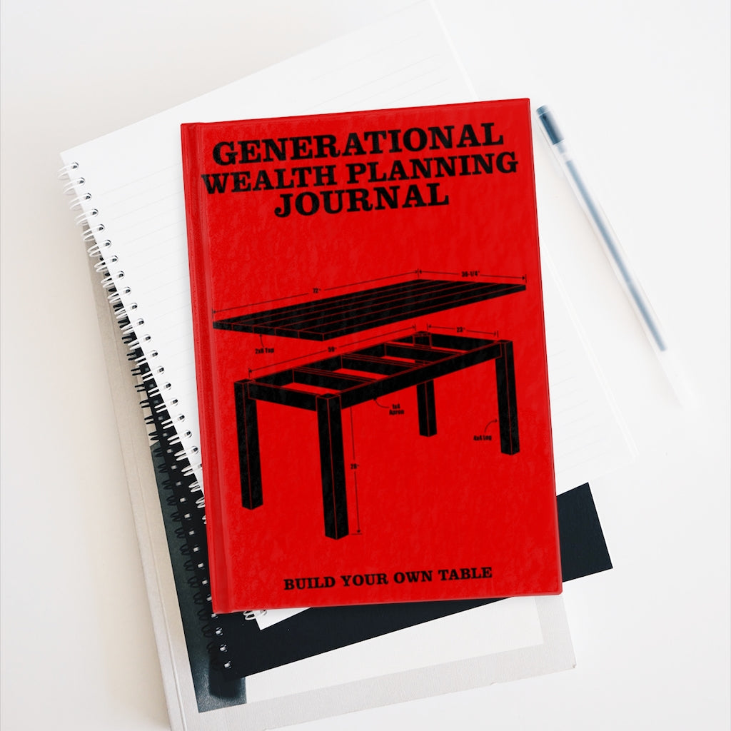Build Your Own Table - Lined Journal