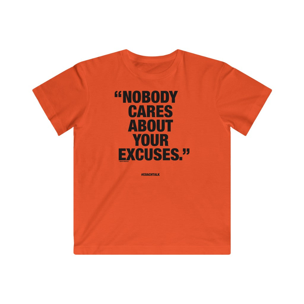 Coach Talk: NOBODY CARES - Kids Fine Jersey Tee
