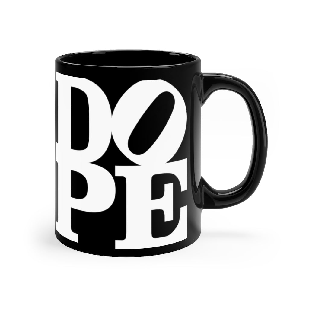 DOPE Black 110z mug
