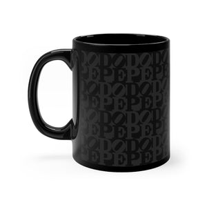 The DOPEST Black on Black mug 11oz