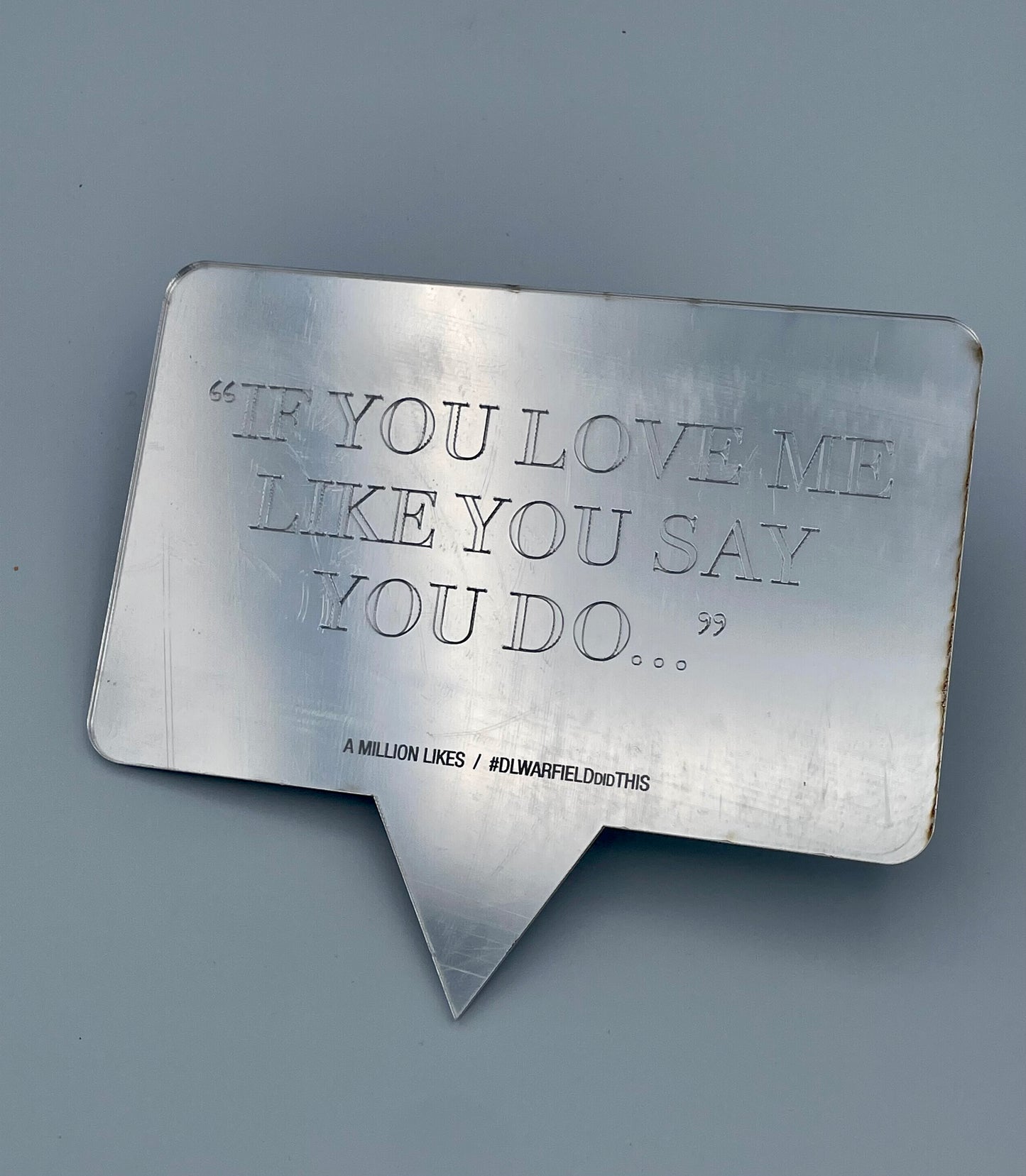 LIKE "If You Love Me..." Mirror from AMillionLikes Collection