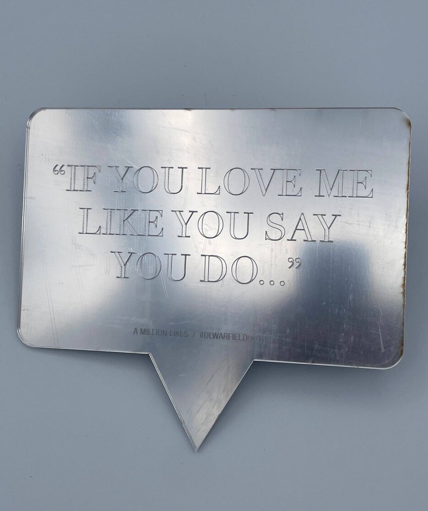 LIKE "If You Love Me..." Mirror from AMillionLikes Collection