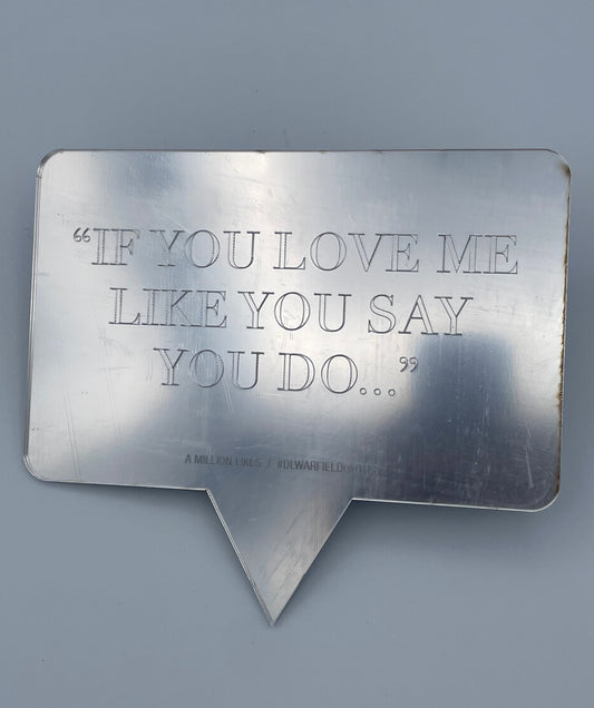 LIKE "If You Love Me..." Mirror from AMillionLikes Collection