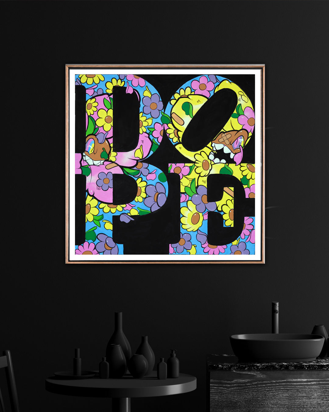 DOPE x Paperfrank Collab - 24” x 24” Limited Edition Print