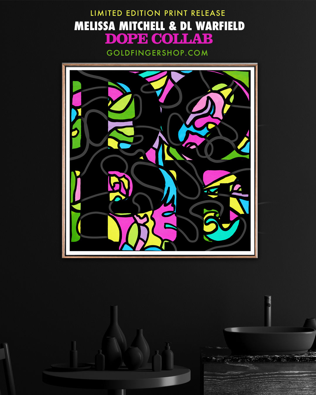 DOPE x Melissa Mitchell Collab - 24” x 24” Limited Edition Print