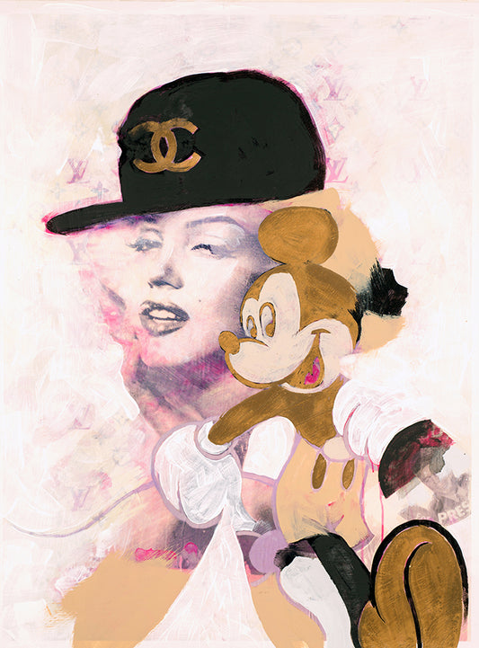 Material Girl .v2 - 30" x 40" Canvas Giclee