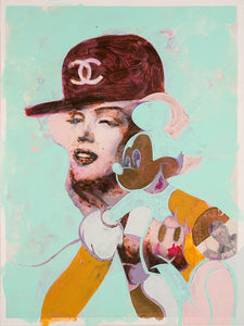 Material Girl .v3 - 30" x 40" Canvas Giclee