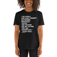 Load image into Gallery viewer, George Said It Best - Short-Sleeve Unisex T-Shirt in Black