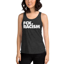 Load image into Gallery viewer, Fck Racism - Women&#39;s Tri-Blend Racerback Tank