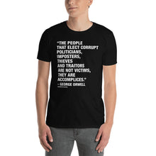Load image into Gallery viewer, George Said It Best - Short-Sleeve Unisex T-Shirt in Black