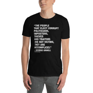 George Said It Best - Short-Sleeve Unisex T-Shirt in Black