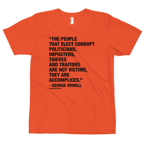 GEORGE SAID IT BEST - T-Shirt in Orange
