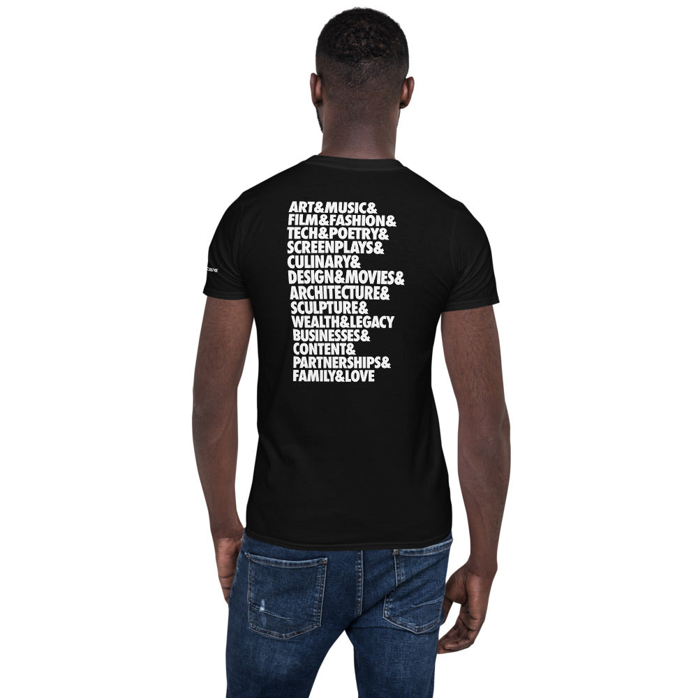 JUST CREATE IT - Unisex White Print Tee