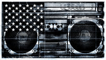 Load image into Gallery viewer, The United States of Boom Black - Canvas Giclee (2 sizes)