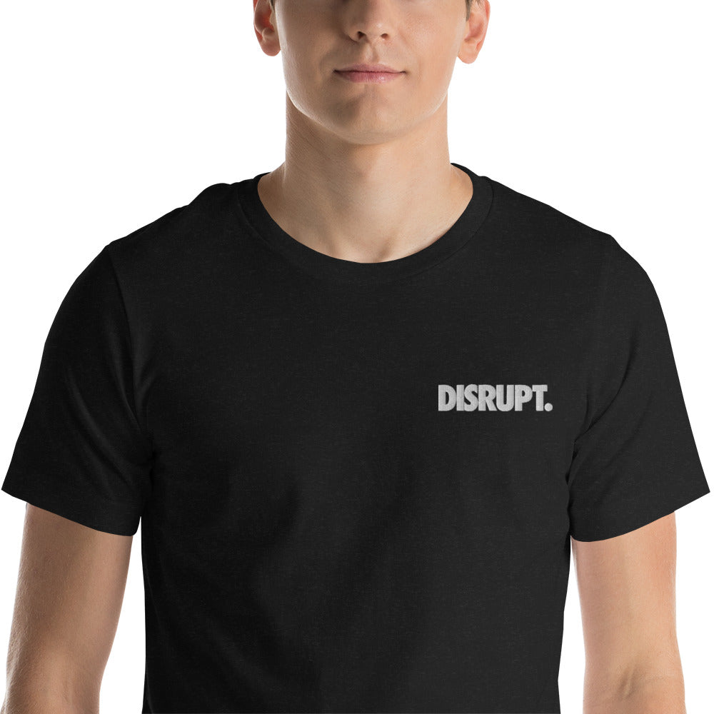UNL DISRUPT Embroidered Unisex t-shirt